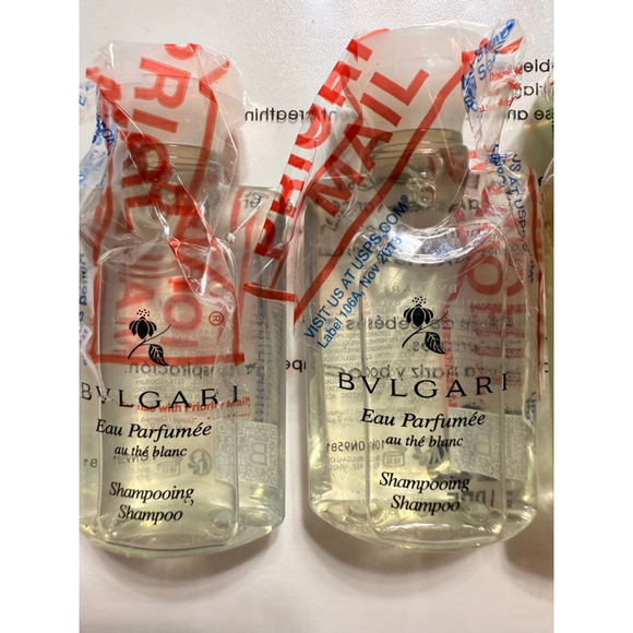 Bvlgari Eau Parfumee au the blanc Shampoo & Conditioner Set Travel Size - Picture 2 of 4